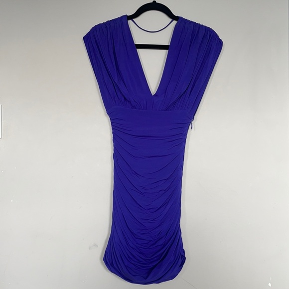 BCBGMAXAZRIA Nevis Regal Blue/Purple Dress - Picture 3 of 7